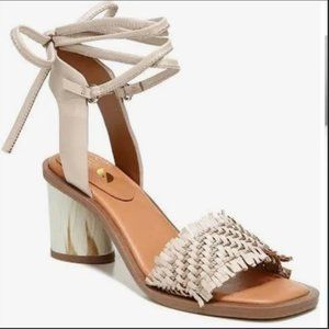 SARTO by Franco Sarto Rina Ankle Strap Sandal (Women) 9.5M, BONE LEATHER